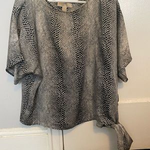 Micheal Kors Size Large snakeprint shirt